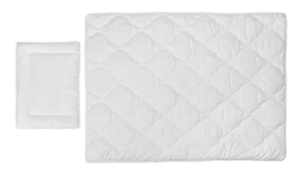 Posteľná 2D set do postieľky výplne 120x90 + 60x40 cm biele