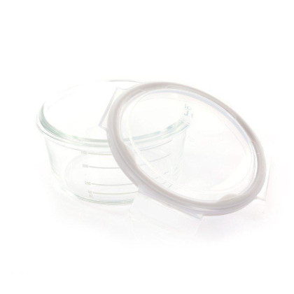 Sklenené misky s viečkami B-Glass Bowls 280 ml Bo Jungle