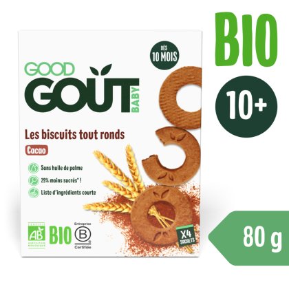 Good Gout BIO Kakaové kolieska 80 g