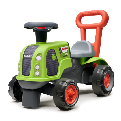 Odstrkovadlo - traktor Claas s volantom zelený