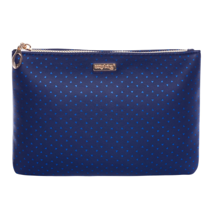 Kozmetická taška Day Blue triangles