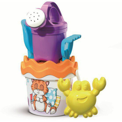 Súprava na piesok hravá mačička s kanvičkou - malá Androni