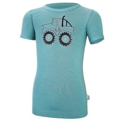 Tričko tenké KR obrázok Outlast®UV faktor 50+, tm.lišajník-auto