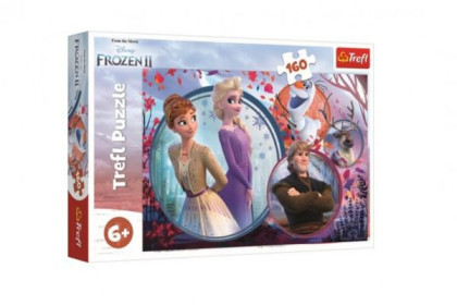 Puzzle Ľadové kráľovstvo II/Frozen II 160 dielikov