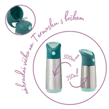 Náhradné viečko pre Termosku na pitie so slamkou B.box