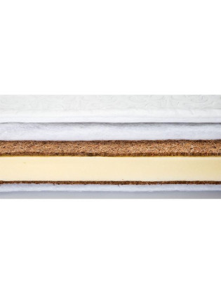 Matrac SENSILLO kokos-molitan-kokos 120x60 cm Classic