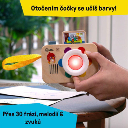 Hračka interaktívna so zvukom fotoaparát HAPE Baby Einstein