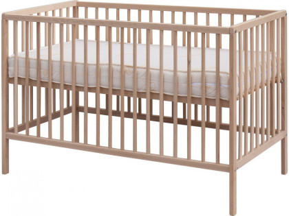 Detská postieľka Scarlett Glera ECO 120 x 60 cm (buk) - prírodná