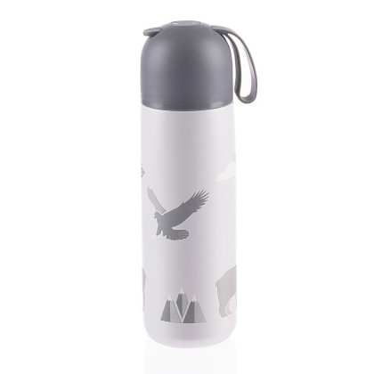 Termoska na tekutiny so silikónovým držiakom 400 ml Zopa