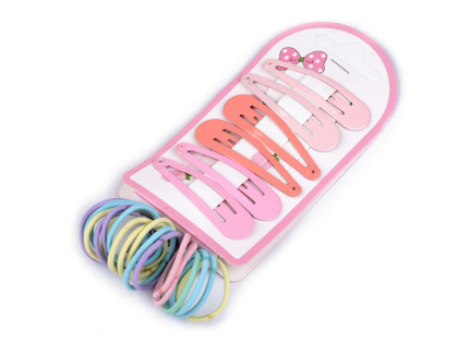 Gumičky a sponky do vlasov pukačky