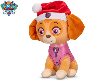 Paw Patrol: Christmas Skye vianočné plyšové 27 cm