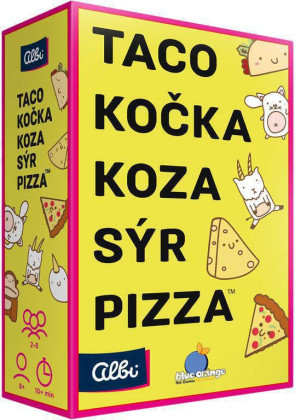 Taco, mačka, koza, syr, pizza