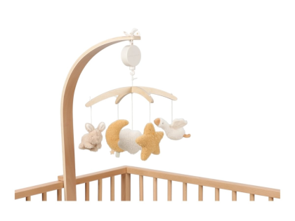 Hudobný kolotoč drevený Newborn Naturals Little Dutch