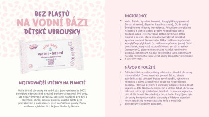 Detské vlhčené obrúsky neparfumované (bio) Jackson reece