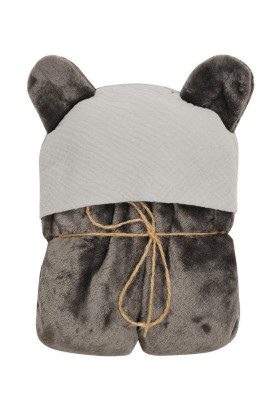 Deka s kapucňou Koala mušelínová 95 x 95 cm Babymatex