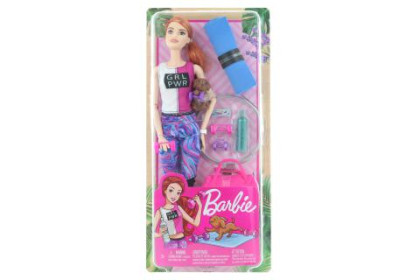Barbie Wellness bábika ryšavka GKH73