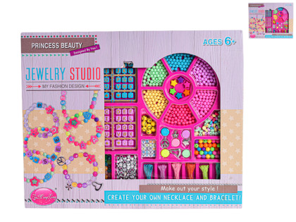 Súprava na výrobu náramkov v krabičke