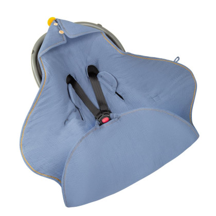 Ľahký mušelínový fusak/zavinovačka/deka do autosedačky Sleepee