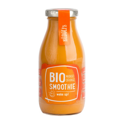 Smoothie Mango, pomaranč BIO 260 ml Rudolfs