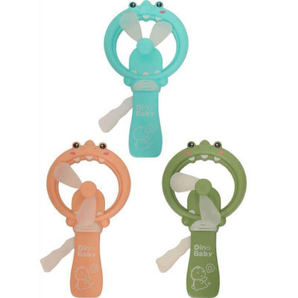 Ručný vetráčik dino 18 cm