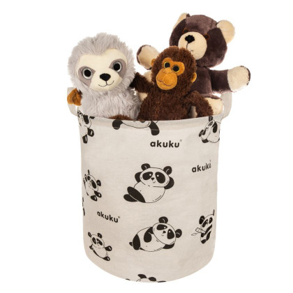 Skladací kôš na hračky - Panda Akuku