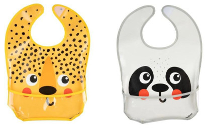 Podbradník plastový s vreckom BabiesBoo Canpol babies