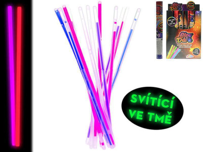 Tyčinky svietiace v tme 15 ks