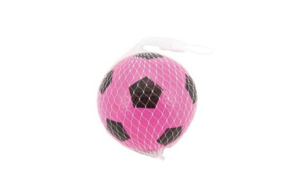 Loptička futbal guma 12cm mix farieb v sieťke