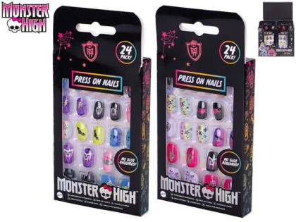 Súprava nalepovacích nechtov Monster High