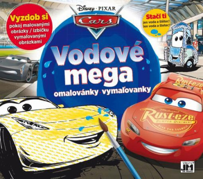 Vodové mega omaľovánky - Autá