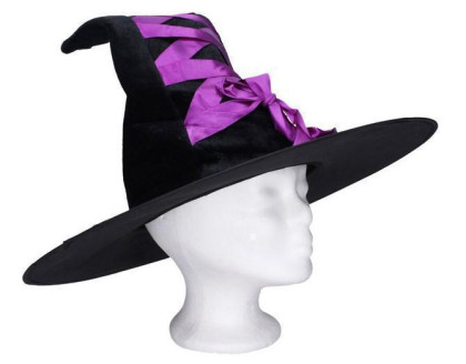 Set karneval - čarodejnícky klobúk 44x38 cm