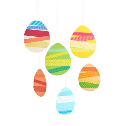 Craft Kit Kreatívna sada Prvé lepenie Veľkonočné vajíčka Haba