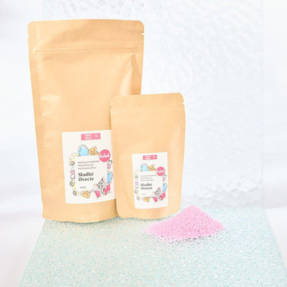 Magická pena do kúpeľa v prášku Sladké ovocie 60 g Kvitok