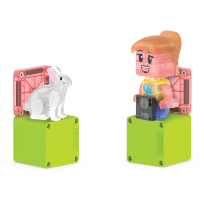 Magnetická stavebnica Pet Playhouse 50 dielov