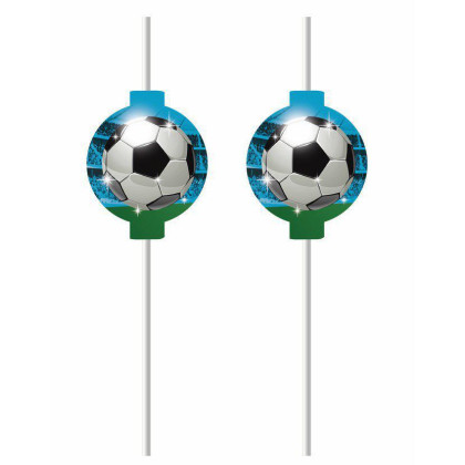 Slamky papierové EKO "Futbal" 4 ks