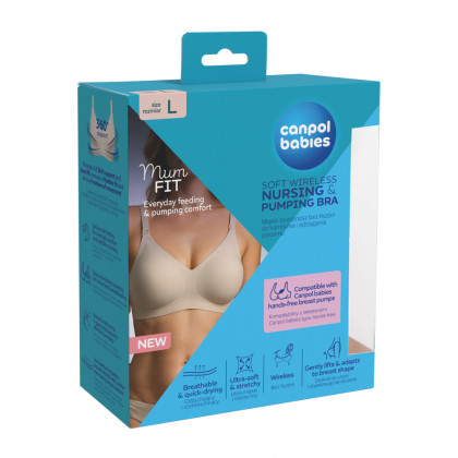 Podprsenka na dojčenie a odsávanie MumFIT Canpol babies