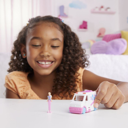 Mini Barbieland dopravné prostriedky - klinika na bicykloch