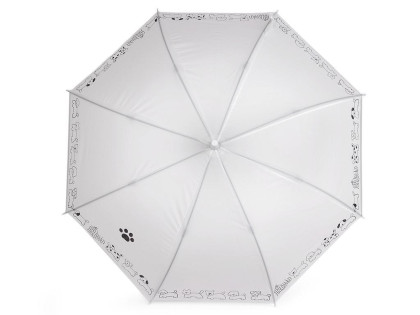 Detský vystreľovací dáždnik biela labka