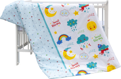 2dielne obliečky do postieľky Papilo 100 x 135 cm Scarlett