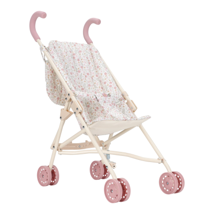 Kočík pre bábiky golfky skladacie Soft Flowers Little Dutch