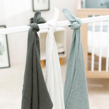 Plienky mušelínové 3 ks 65x65 cm Nattou