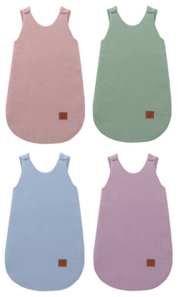 Detský zateplený mušelínový spací vak Maxi soft Infantilo