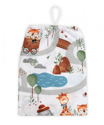 Bavlnené vrecúško na prezuvky 40×32 cm