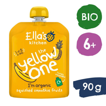 Ella's Kitchen BIO Yellow one ovocné pyré s banánom 90 g