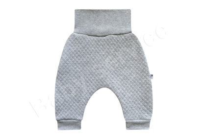 Zimné prešívané nohavice buggy šedej Baby Service