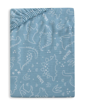 Mušelínové prestieradlo Dizajn s gumou 60 x 120 cm BabyMatex