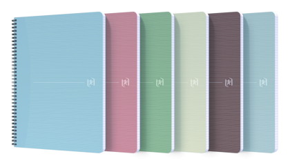 Blok špirálový Oxford RecUp A4/50 lisov, štvorčekový, mix Oxford