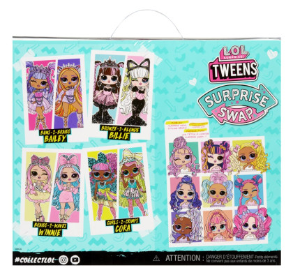 L.O.L. Surprise! Swap Tweens bábika a mini Tweens česacia hlava Cora