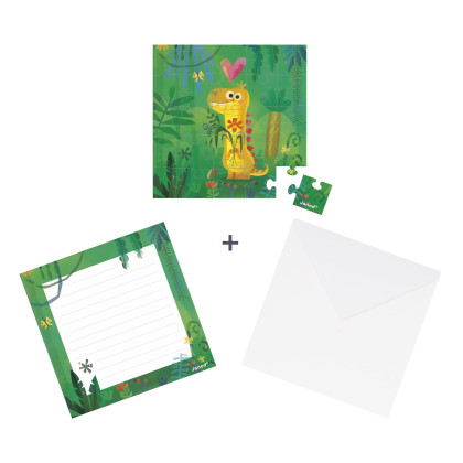 Blahoželanie k narodeninám s puzzle Janod