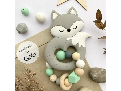 Hryzátko do rúčky silikónové Hryzátko lišiak